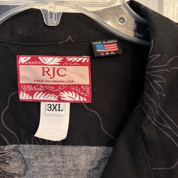 RJC Vintage Hawaiian Camp Button-up Shirt Men’s Size 3X Cotton - Picture 3 of 6